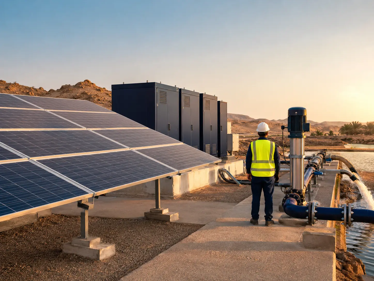 Solar pumping